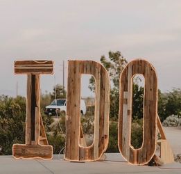 Sign- I DO Rustic Sign
