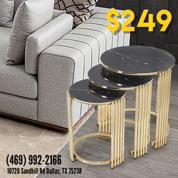 Coffee Table Set 3pc - Delivery And Financing Available 