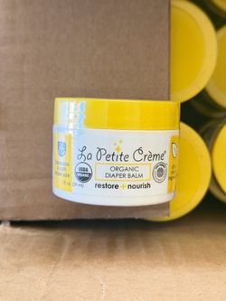 La Petite Creme Diaper Balm - Healing & Nourishing Diaper Rash Cream, 1 oz