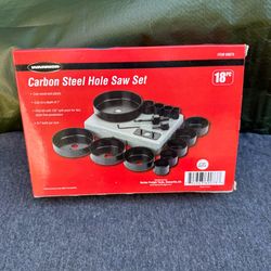 Warrior 18pc Carbon Steel Hole Saw Set
