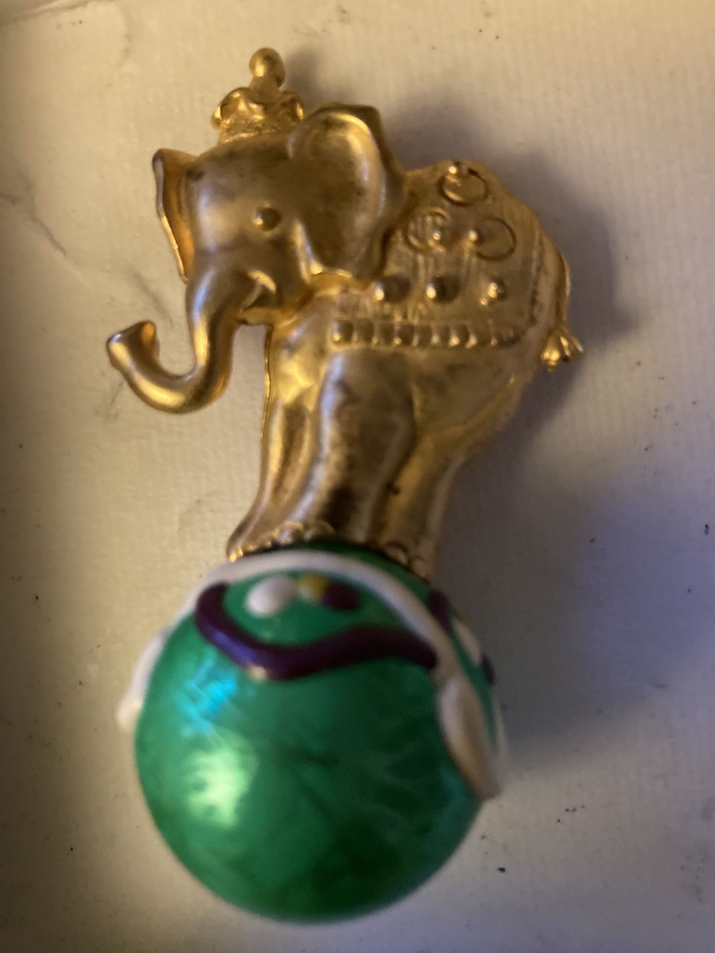 Vintage Birthday Elephant Pin