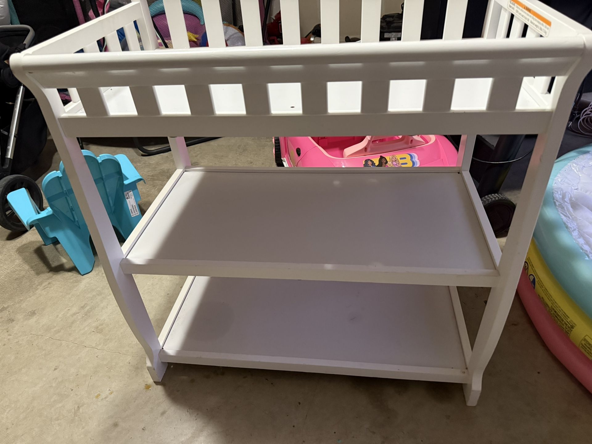 diaper changing table