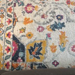 Bright, large rug