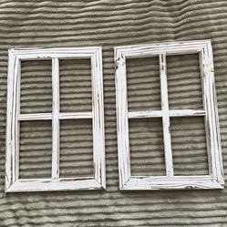 Rustic  Wall Decor Window Barnwood Frames