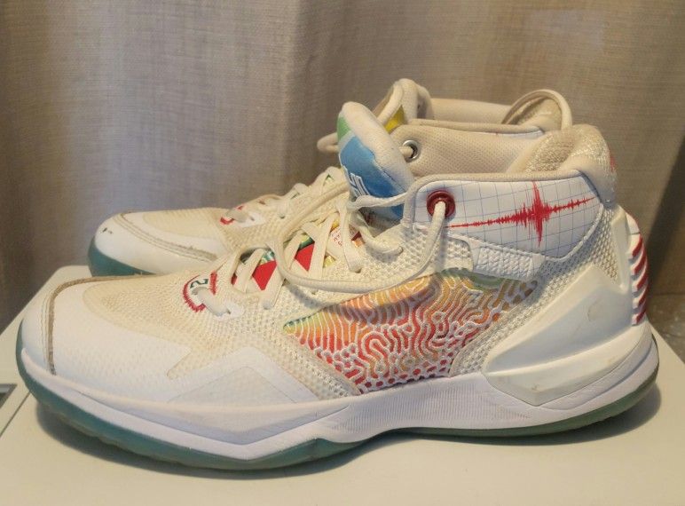 Kawhi 'Seismic' Multi-Color Basketball Shoes, Men’s 7.5 New Balance Pre-owned 