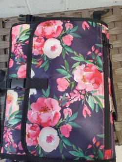 Portable diaper changing pad