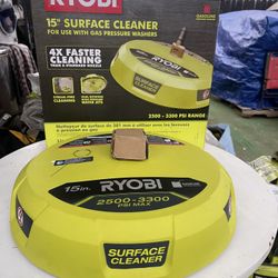 RYOBI 15 in. 3300 PSI Surface Cleaner for Gas Pressure Washer