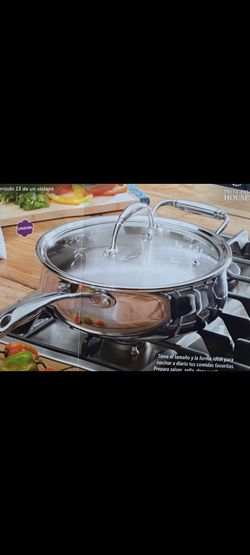 SARTEN DE 10" DE ACERO INOXIDABLE TRI PLY PRINCESS HOUSE ⚘️