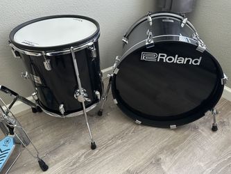 Roland 14” Tom, 20” Kick & Hi‑Hat | electric v drums