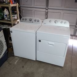 Whirlpool washer and electric dryer Large Capacity