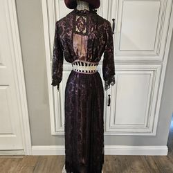Vintage 1930's Dress with Wicker Mannequin