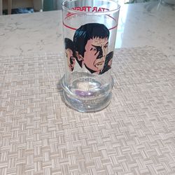 Vintage Star Trek III "Spock Lives" Collector Glass