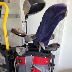 Full Golf Club Set w/ Bag – Great Starter Set (Driver, Irons, Hybrid)