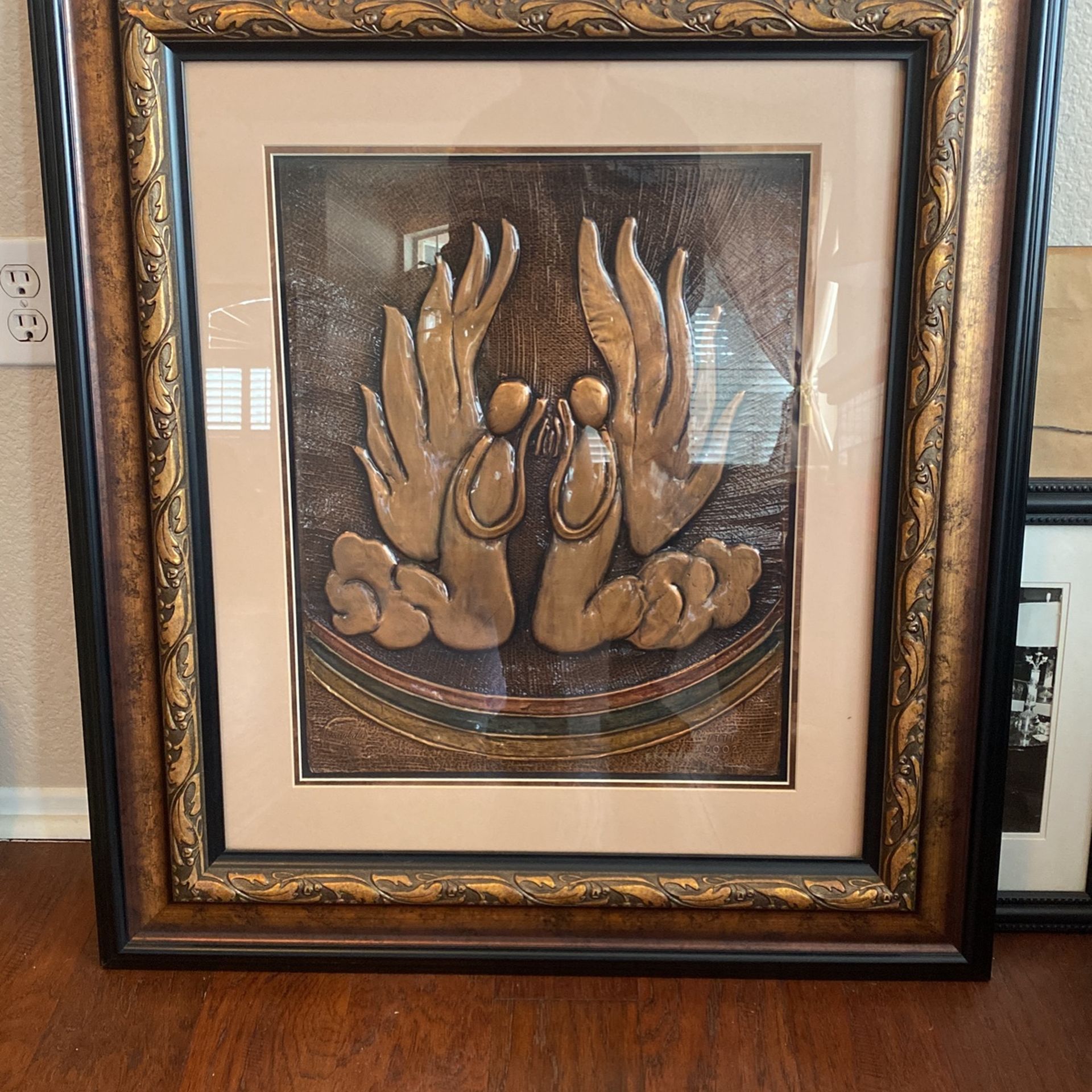 Cherubim Copper Relief- 