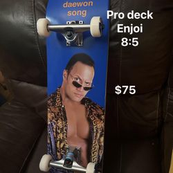 Skateboard Enjoi 8:5 Size $75Complete 