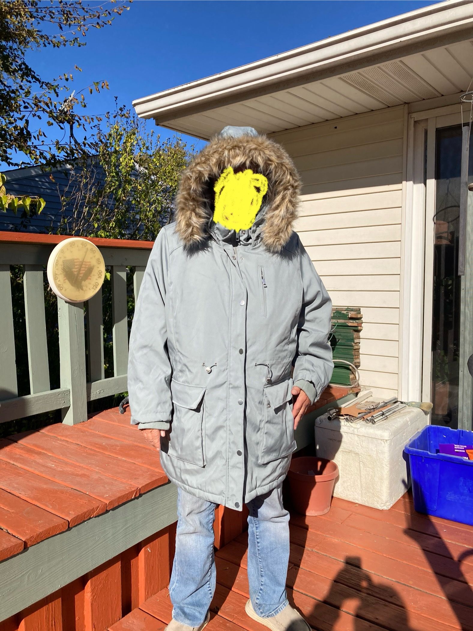 2XL Seafoam Green Ladies Winter Coat 