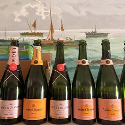 Empty Champagne Bottle