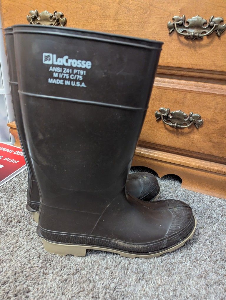 Mens La Crosse Steel Toed Boots