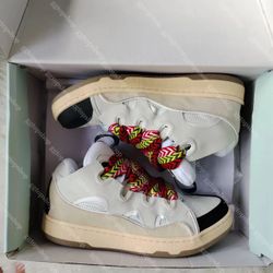 LAVINS LEATHER CURB SNEAKERS