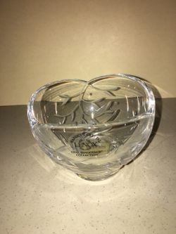 Lenox opal innocence handcut crystal 4 1/4” Bowl / votive