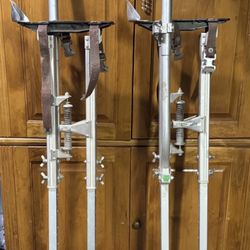 Gyptool Drywall Stilts – Extra Tall 36–48” Adjustable (Pair)