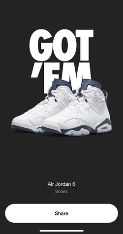 Jordan 6 Midnight Blue