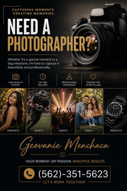 Photographer needed?