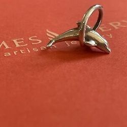 Retired James Avery Sterling Silver Playful Dolphin Charm