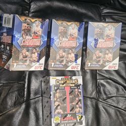 2025 Topps Stadium Club UFC Cards Blaster Box & PFL Blaster Box! 4 Box Lot! New Factory Sealed! 