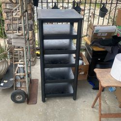 Metal Shelf/entertainment Center 