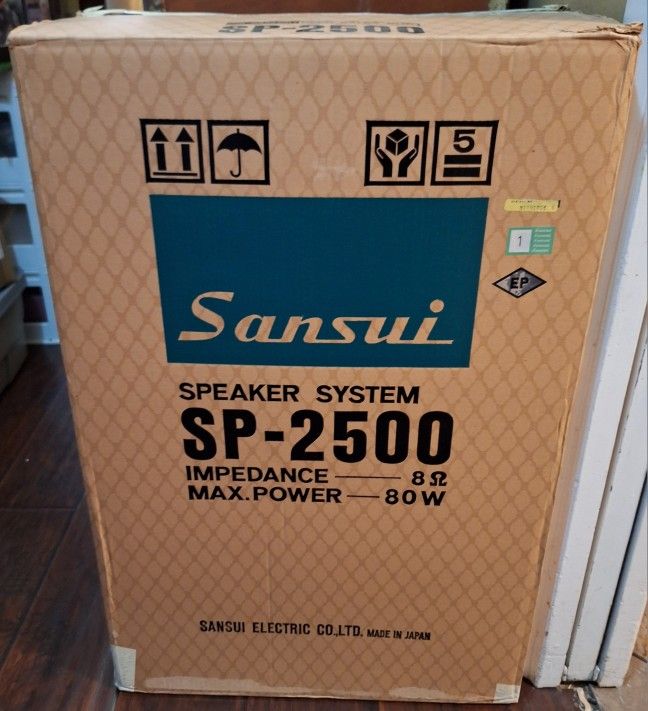 Sansui SP-2500 Vintage Speaker – NOS/Unused – Original Packaging Intact – Vault Auction Find – Pickup Only
This is a Sansui SP-2500 vintage