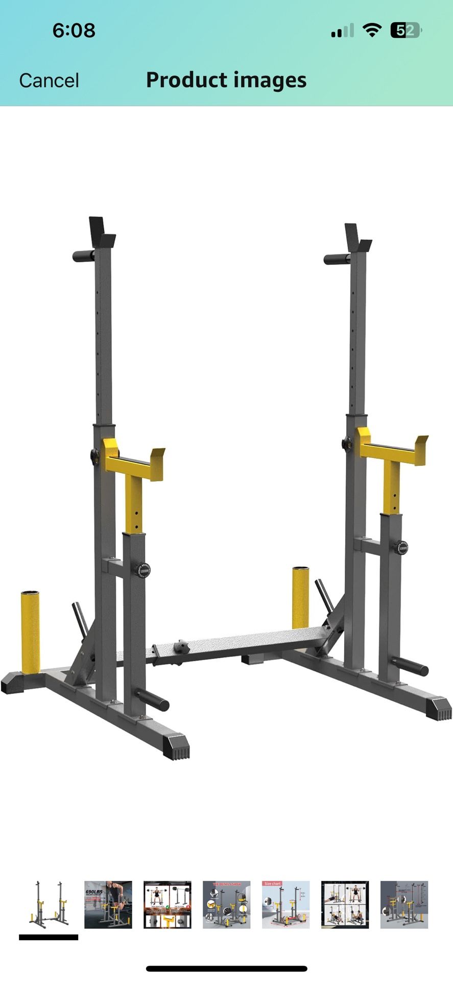 Like New Home Gym Rack