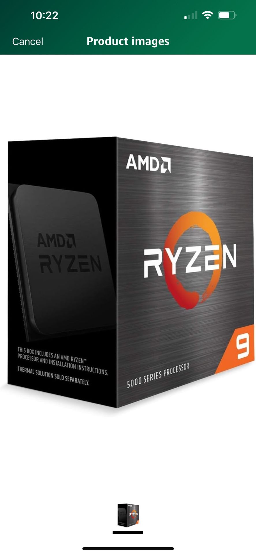 AMD Ryzen 9 5900X 12-Core 24 Thread 