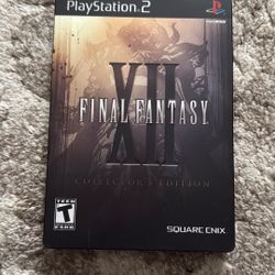 Final Fantasy 12 Xii Collector’s Edition For Playstation 2 Ps2