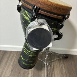 New Remo Djembe with heavy duty stand