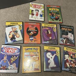 10 Classic Cartoon DVD’s