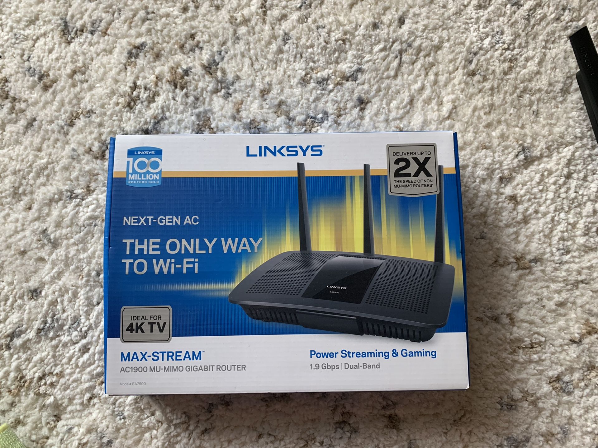 Router-Linksys 1.9 GBPs AC1900