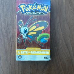 Pokémon Advance Volume Three A Bite To Remember Vhs