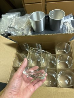 A Very Popular Vessel For Candles, Good For Desserts, Tricolor Candle, You’re All Around Candle Vessel 