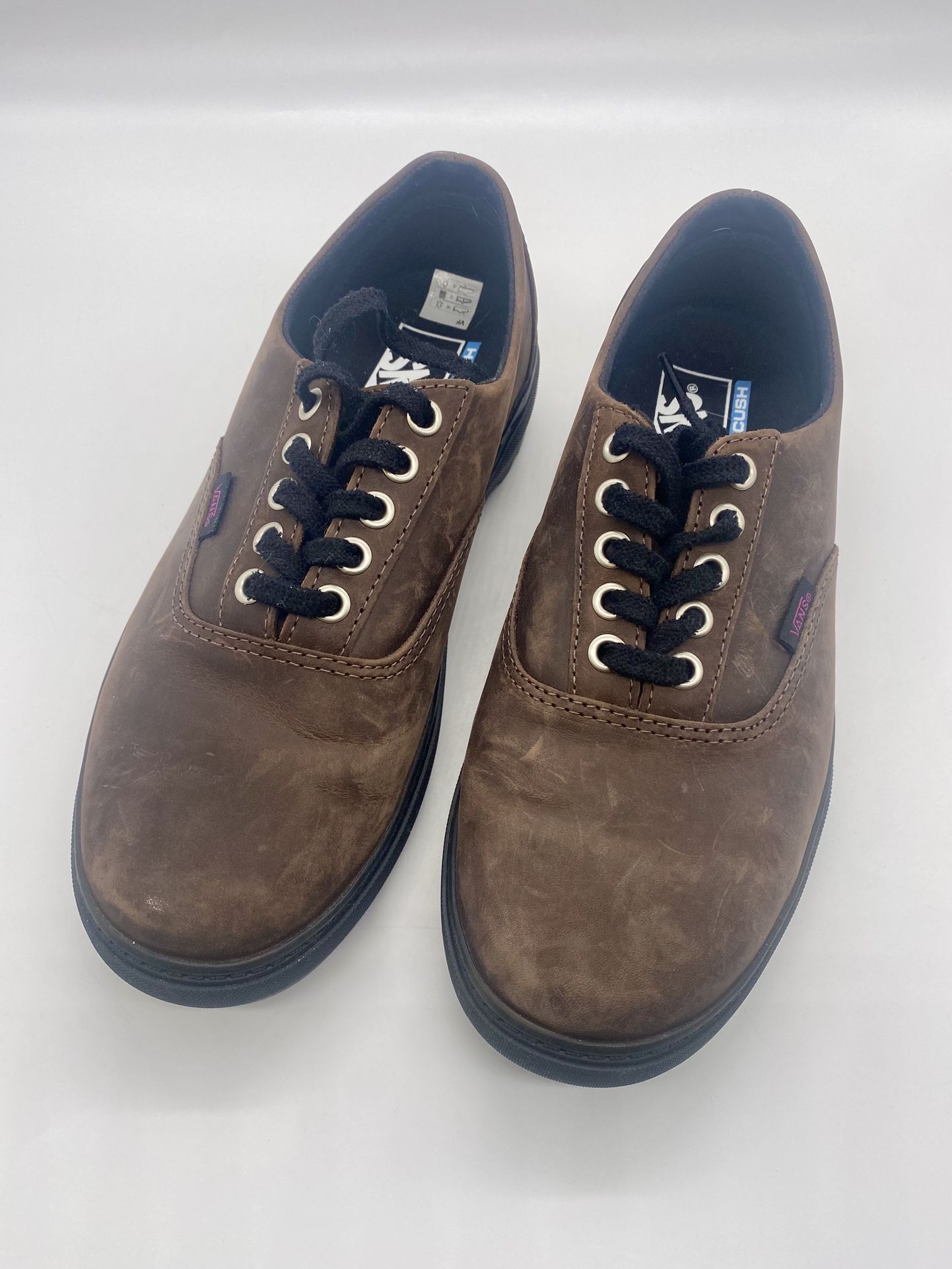 Vans Sneakers Men’s 7 Women’s 8.5 Brown ComfyCush Suede Authentic Classic LaceUp