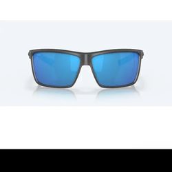 Costa RINCONCITO Sunglasses - 580P Polarized - New! GRAY FRAME / BLUE LENS