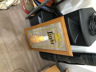 Vintage Corona Light Beer Mirror - 80’s