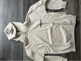 Light grey essentials hoodie