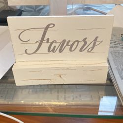 Favor Stand Wedding 