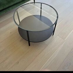 Two Glass Coffee table $50.00