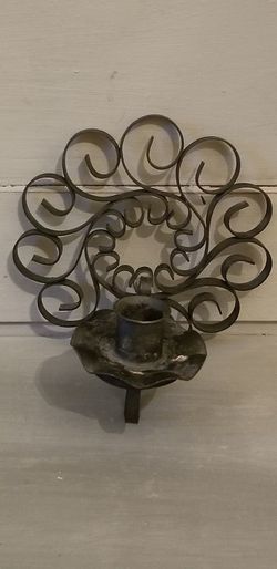 Vintage rought iron home decor