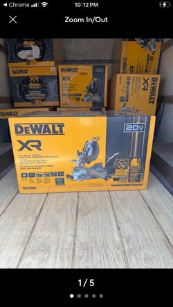 DEWALT 12-in 20-volt max Dual Bevel Sliding Compound Cordless Miter Saw
