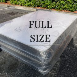 NEW FULL-SIZE MATTRESS & BOX SPRING - 2PC