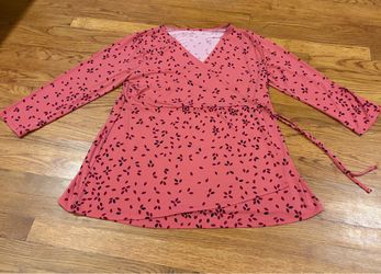 Motherhood Maternity Womens Fresh of the Boat Wrap Blouse Top Sz XLarge