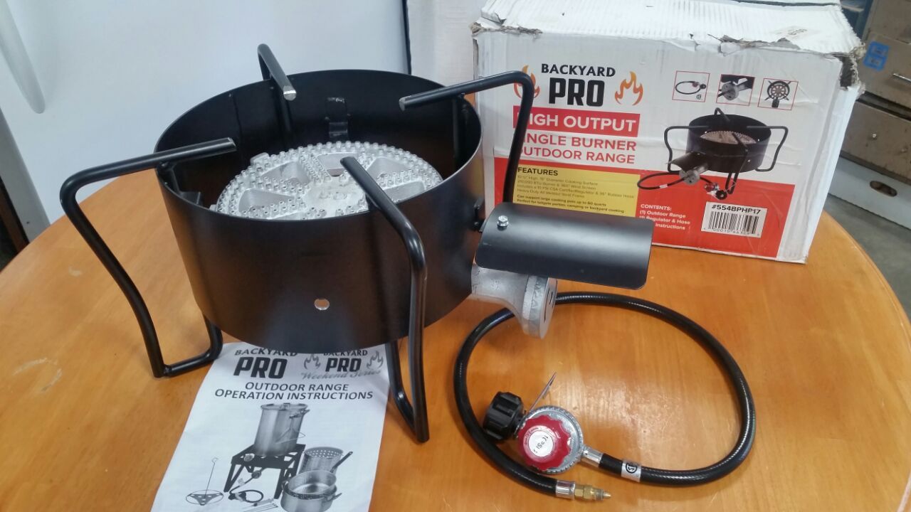 Backyard pro high output, burner range $130